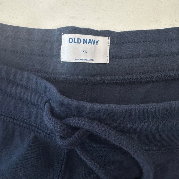 NWT Old Navy Men's Navy Blue Elastic Waist Athletic Gym Sweat Shorts Size XXL - Picture 3 of 5